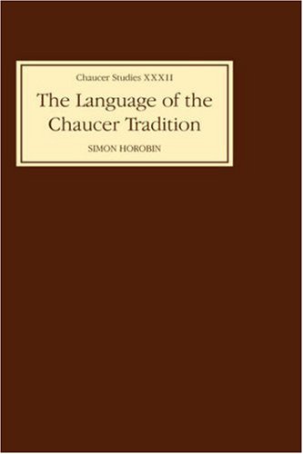 The Language Of The Chaucer Tradition (chaucer Studies) [Hardcover]