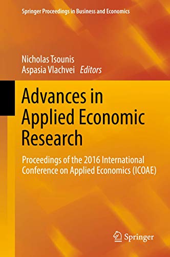 Advances in Applied Economic Research: Proceedings of the 2016 International Con [Hardcover]