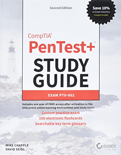 CompTIA PenTest+ Study Guide: Exam PT0-002 [Paperback]