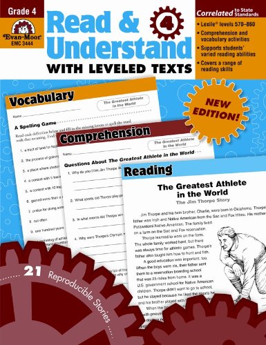 Read & Understand With Leveled Texts, Grade 4