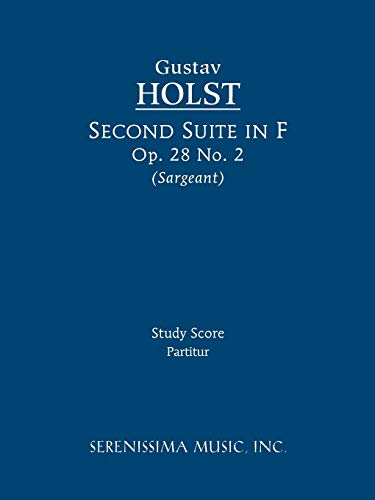 Second Suite In F, Op. 28 No. 2 Study Score [Paperback]