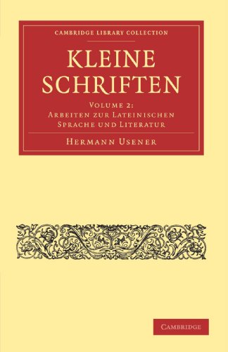 Kleine Schriften [Paperback]