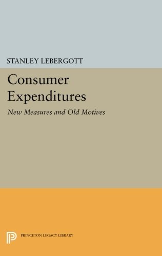 Consumer Expenditures Ne Measures and Old Motives [Paperback]