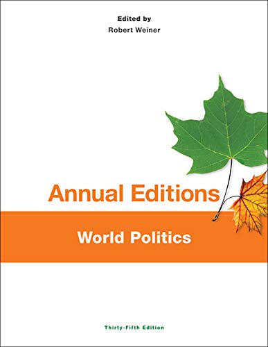 Annual Editions: World Politics, 35/e [Paperback]