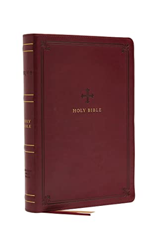 NRSV Large Print Standard Catholic Bible, Red Leathersoft (Comfort Print, Holy B [Leather / fine bindi]