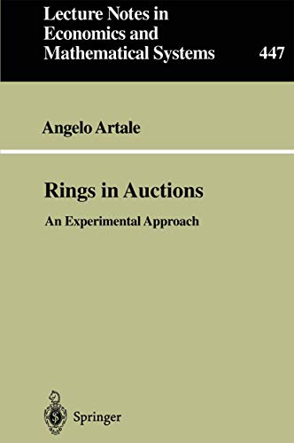 Rings in Auctions: An Experimental Approach [Paperback]