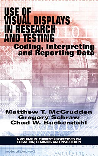 Use Of Visual Displays In Research And Testing Coding, Interpreting, And Report [Hardcover]