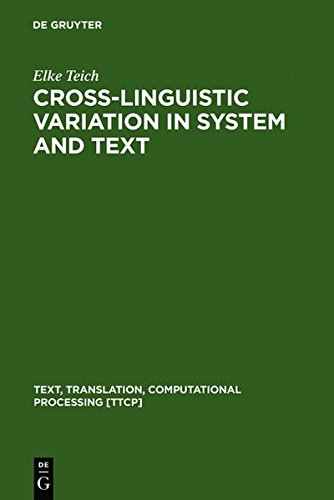 Contrast and Commonality Between English and German in System and Text [Hardcover]