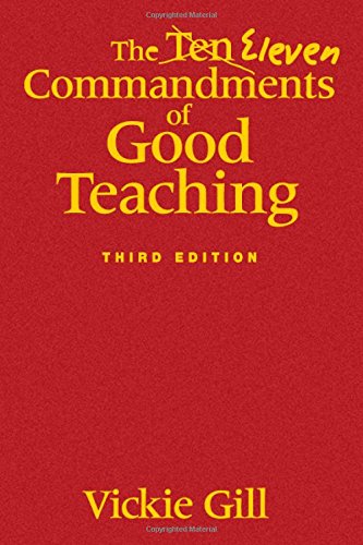 The Eleven Commandments of Good Teaching [Hardcover]