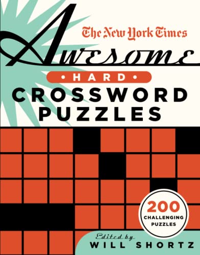 The New York Times Awesome Hard Crossword Puzzles: 200 Challenging Puzzles [Paperback]