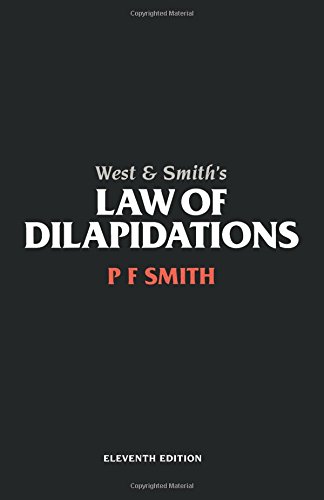 West & Smith's La of Dilapidations [Paperback]