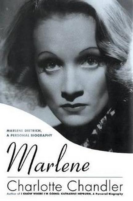 Marlene: Marlene Dietrich  A Personal Biography [Paperback]