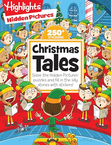 Christmas Tales: Solve the Hidden Pictures puzzles and fill in the silly storie [Paperback]