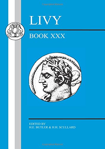 Livy Book XXX [Paperback]