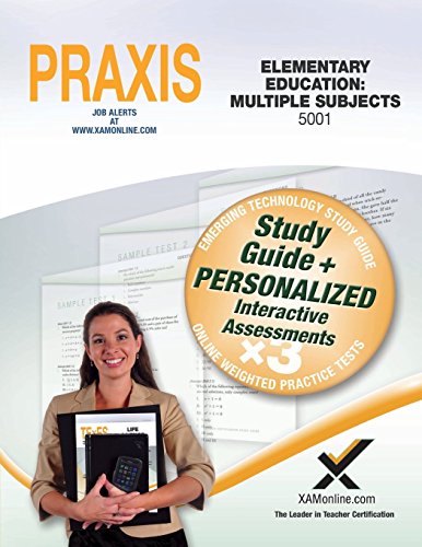 Praxis Elementary Education Multiple Subjects 5001 Book and Online [Paperback]