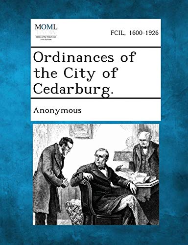 Ordinances of the City of Cedarburg [Paperback]