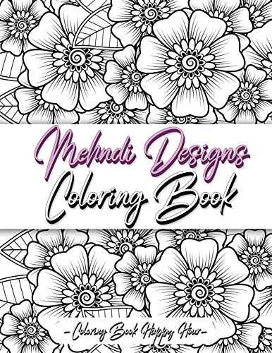 Mehndi Design Coloring Book