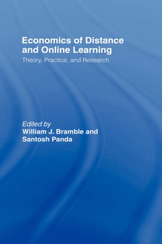 Economics of Distance and Online Learning Theory, Practice and Research [Hardcover]