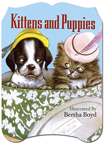 Kittens And Puppies Shaped Book [Paperback]