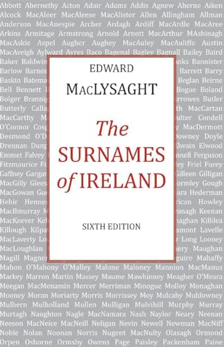 Surnames of Ireland [Paperback]