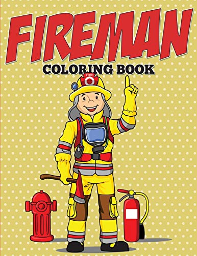 Fireman Coloring Book [Paperback]