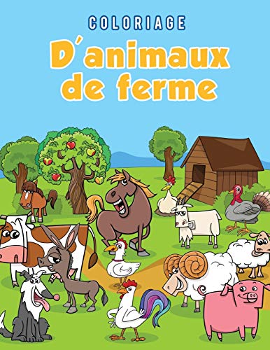 Coloriage D'animaux De Ferme (french Edition) [Paperback]