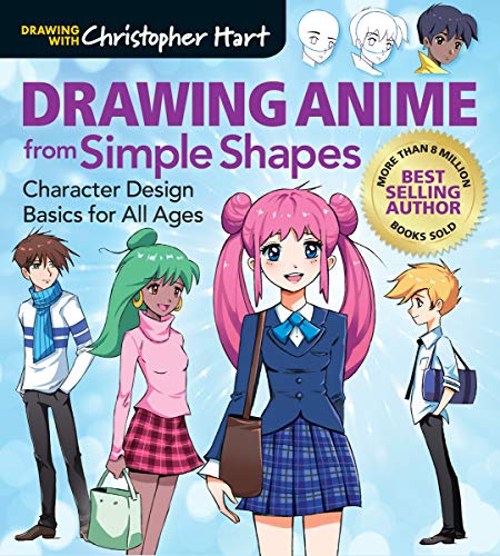 Drawing Anime from Simple Shapes: Character Design Basics for All Ages [Paperback]