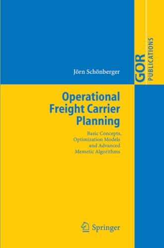 Operational Freight Carrier Planning: Basic Concepts, Optimization Models and Ad [Paperback]