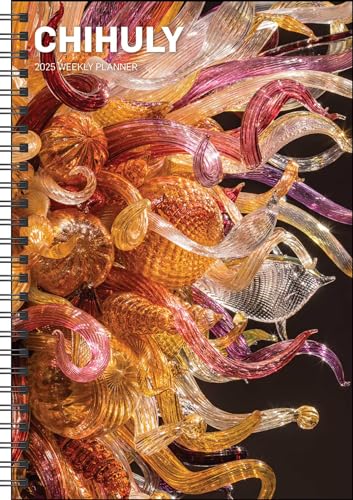 Chihuly 12-Month 2025 Softcover Weekly Planner Calendar [Calendar]