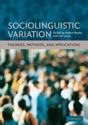 Sociolinguistic Variation Theories, Methods, and Applications [Paperback]