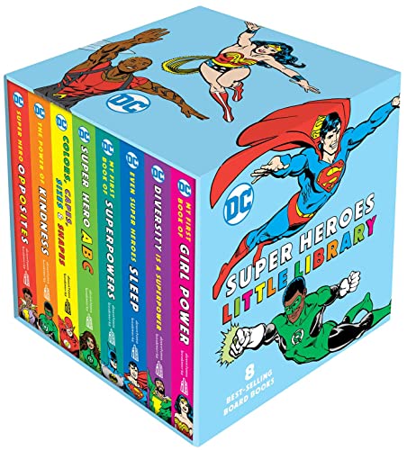 DC Super Heroes Little Library [Board book]