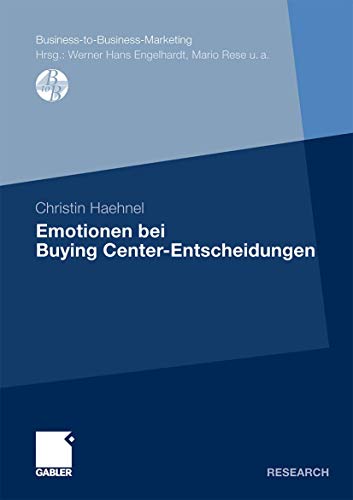 Emotionen bei Buying Center-Entscheidungen [Paperback]