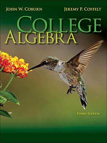 Student Solutions Manual for College Algebra [Paperback]