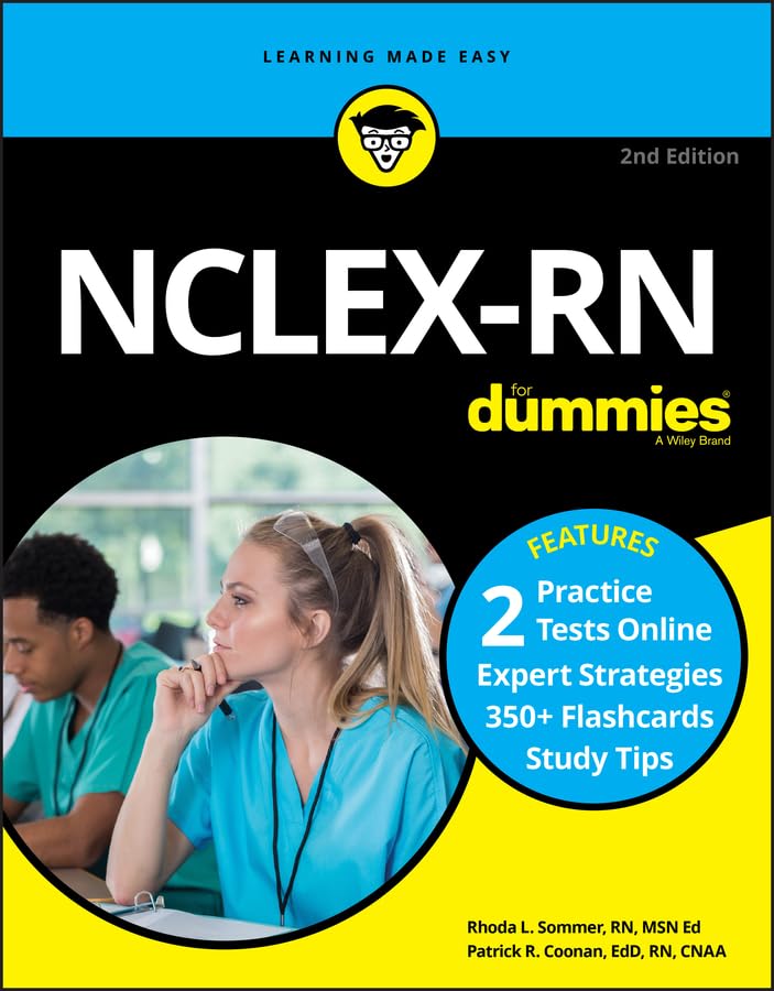 NCLEX-RN For Dummies with Online Practice Tests [Paperback]