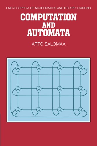 Computation and Automata [Paperback]