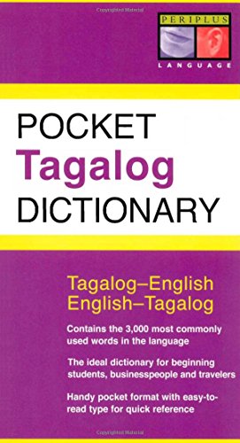 Pocket Tagalog Dictionary: Tagalog-English English-Tagalog [Paperback]