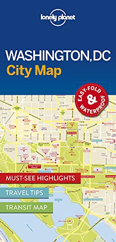 Lonely Planet Washington DC City Map [Sheet map, folded]