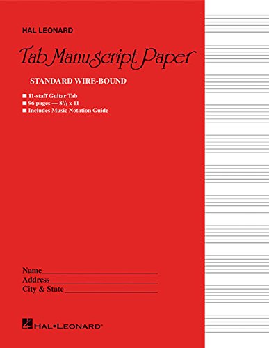 Guitar Tablature Manuscript Paper - Wire-Boun