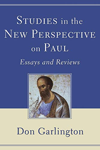 Studies In The Ne Perspective On Paul Essays And Revies [Paperback]