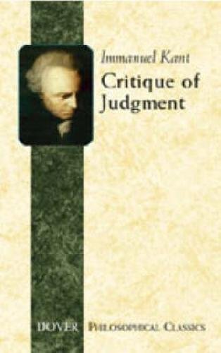 Critique of Judgment [Unknown]