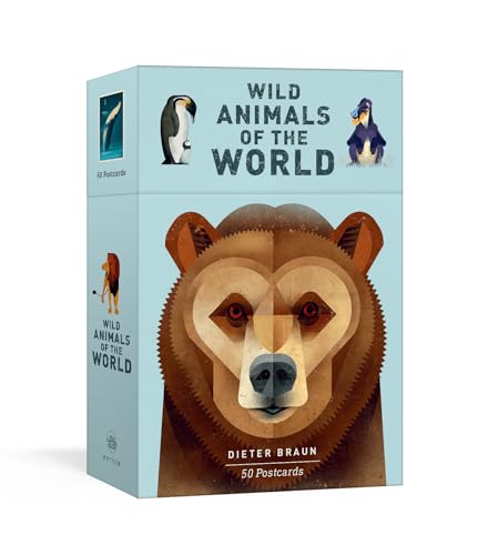 Wild Animals of the World: 50 Postcards [Cards]