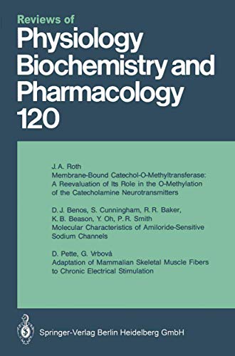 Reviews of Physiology, Biochemistry and Pharmacology: Volume: 120 [Paperback]