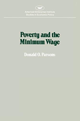 Poverty and the Minimum Wage [Paperback]