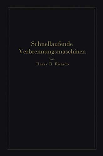 Schnellaufende Verbrennungsmaschinen [Paperback]