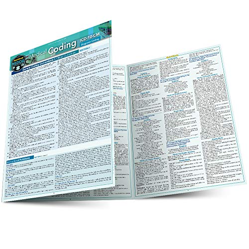 Medical Coding ICD-10-CM: a QuickStudy Laminated Reference Guide [Fold-out book or cha]