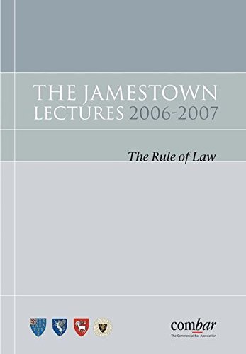 The Jameston Lectures 2006-2007 The Rule of La [Hardcover]