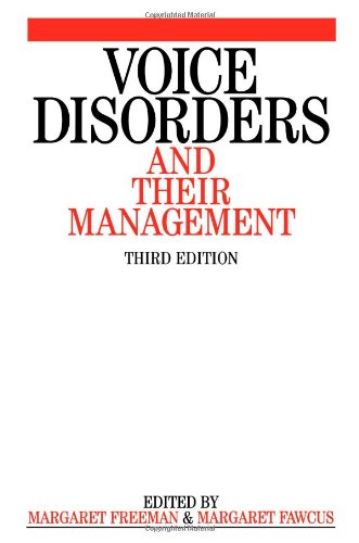 Voice Disorders and their Management [Paperback]