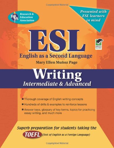 Esl Intermediate/advanced Writing (english As A Second Language Series) [Paperback]