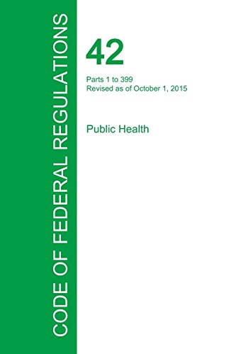 Code Of Federal Regulations Title 42, Volume 1, October 1, 2015 [Paperback]