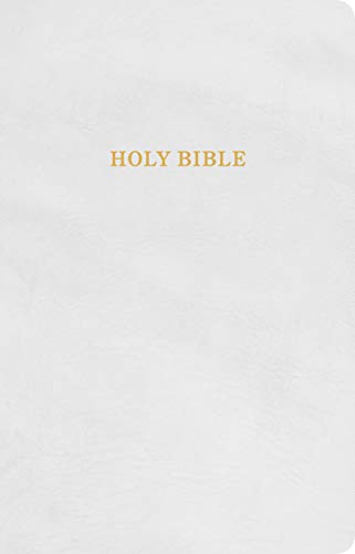 KJV Gift and Award Bible, White Imitation Lea